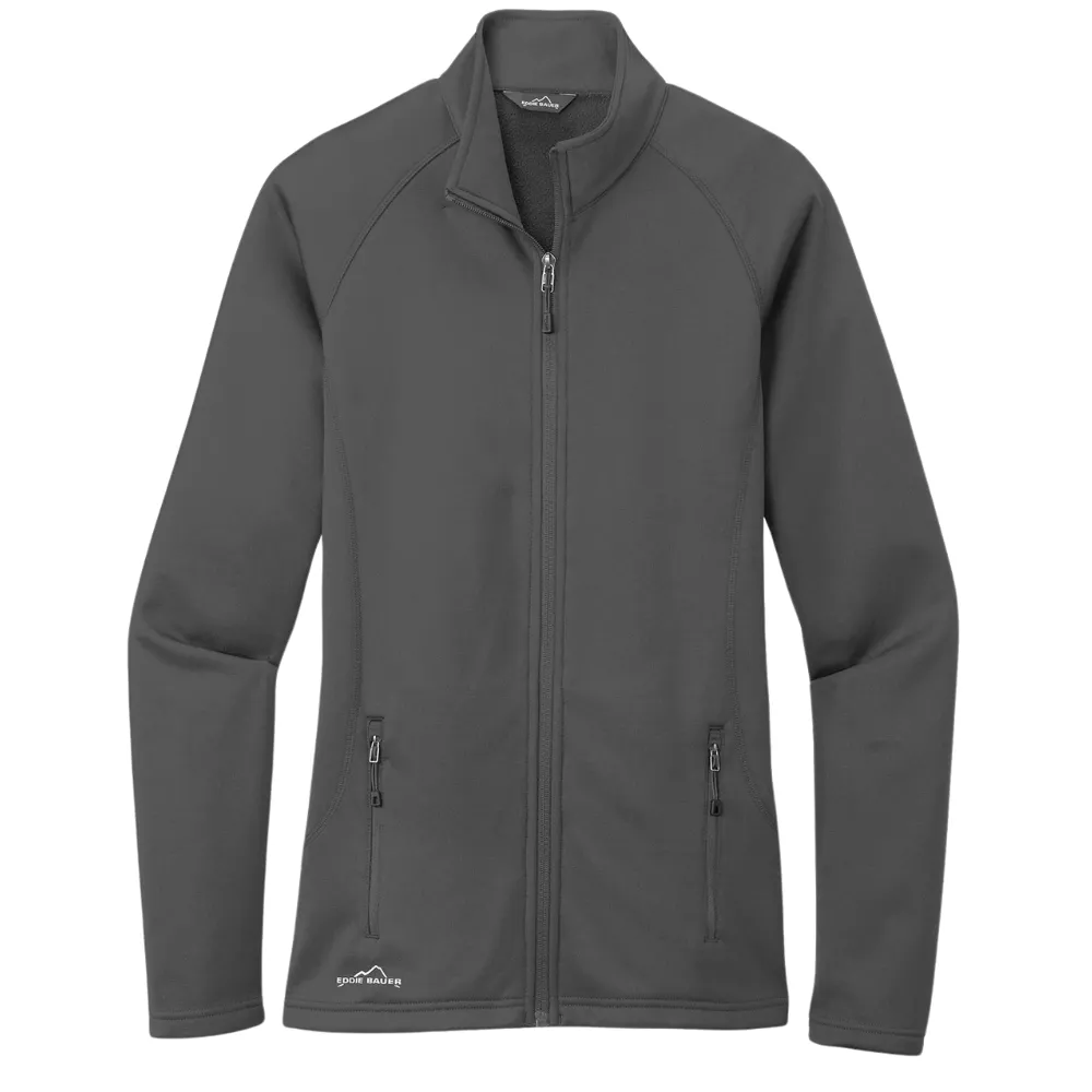 Eddie Bauer(R) Women's Smooth Fleece Full-Zip, custom jacket with logo imprint 2