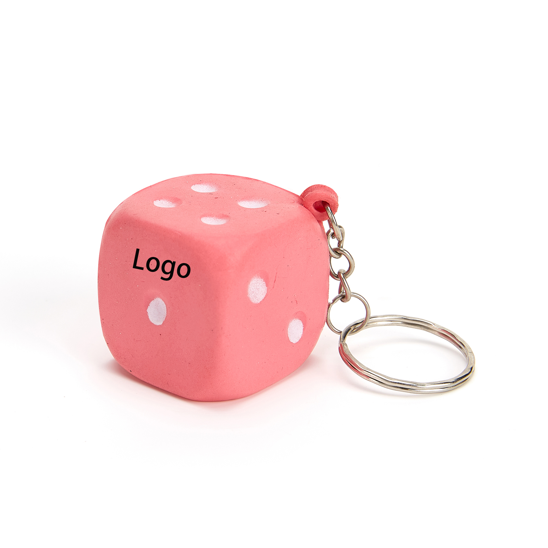 2 in 1 Dice Keychain and Stress Reliever 3