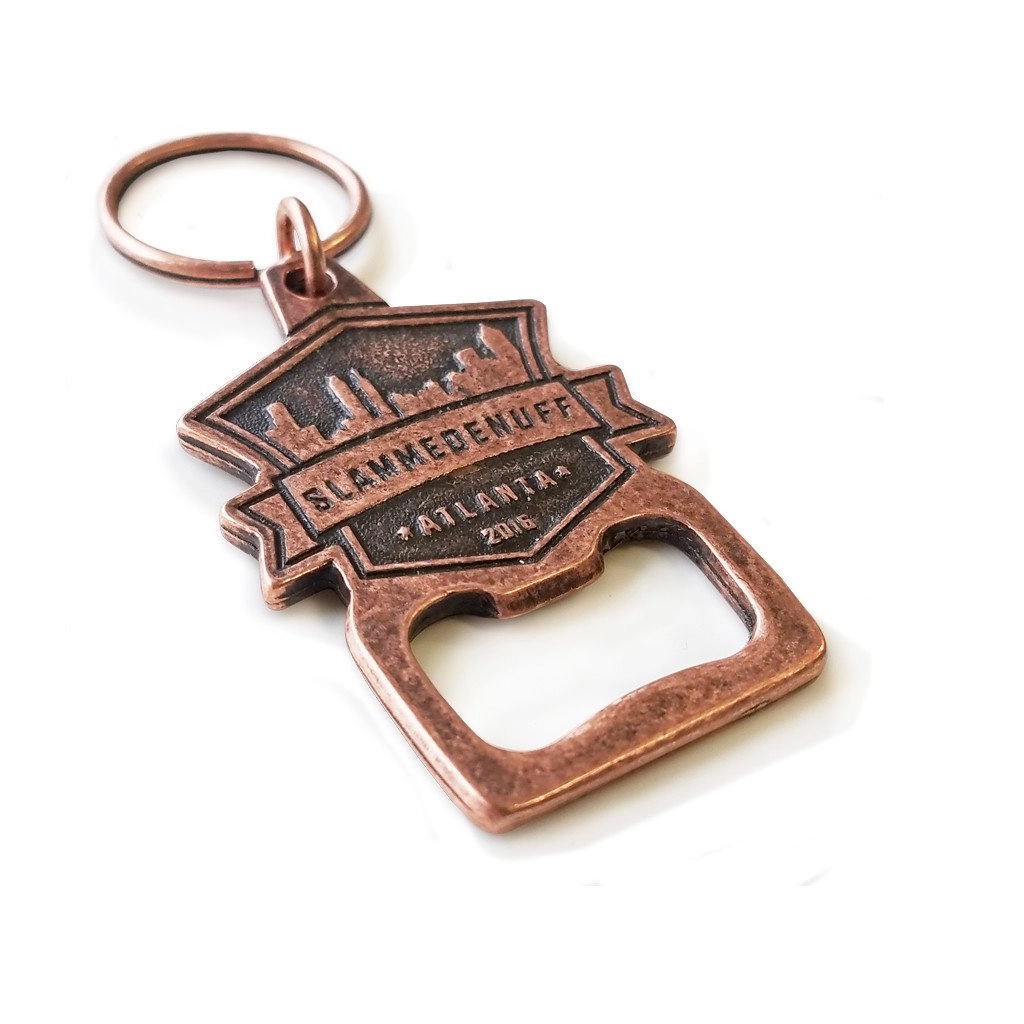 Die-Cast Custom Keychain Bottle Opener 2