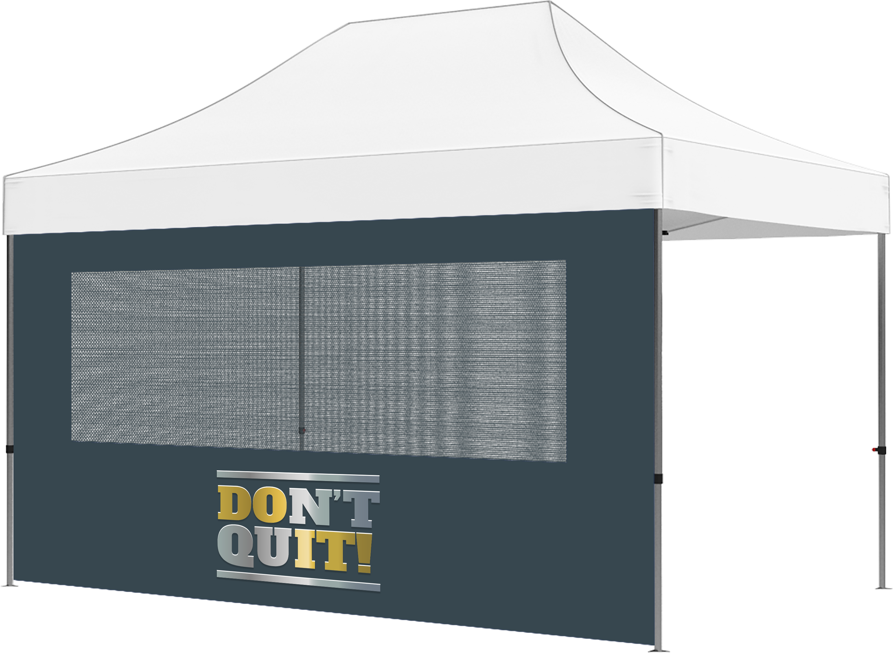 15ft Full Tent Wall Only - 2 Side Imprint w/Single Mesh Window 2