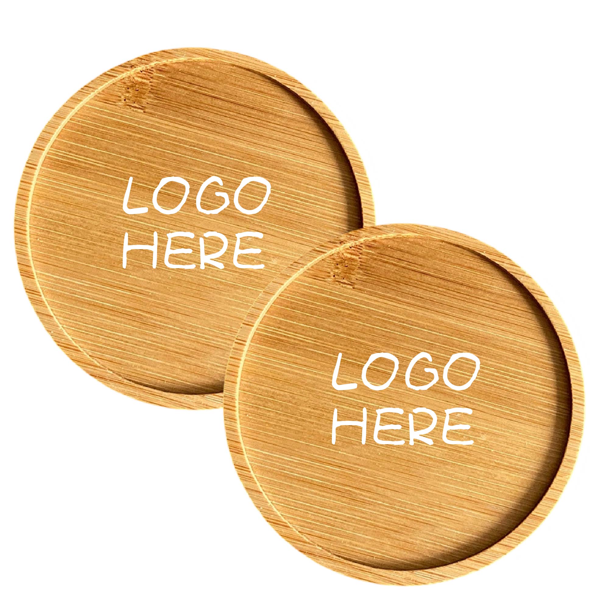 Round Bamboo Coasters 1