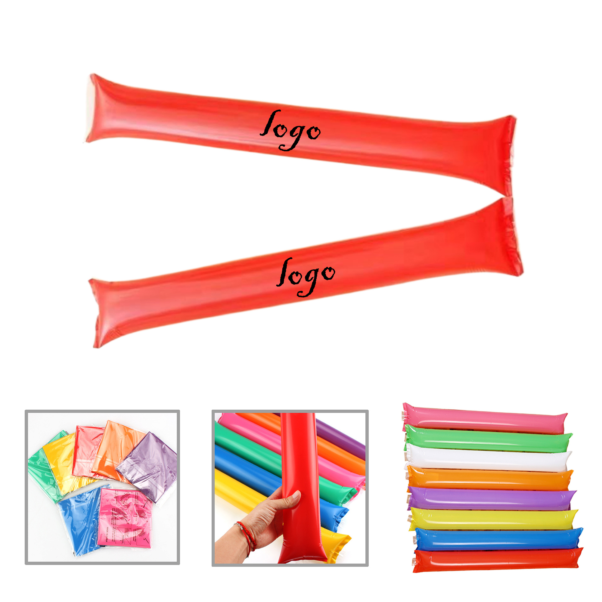 MOQ100 Inflatable Party Cheer Sticks 6