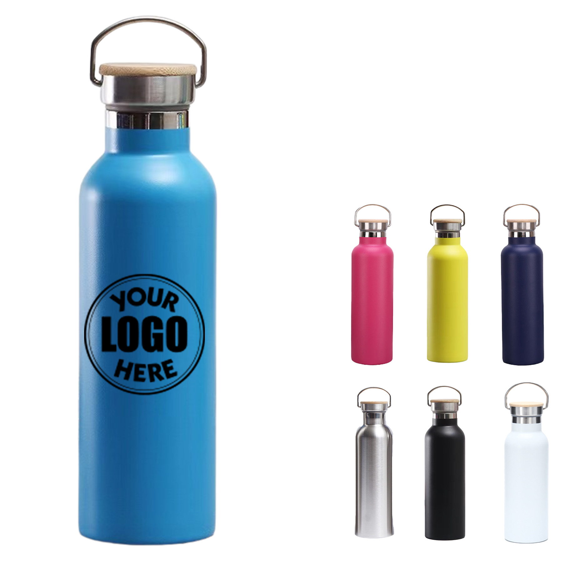 17 OZ Double Wall Insulated Bottle, custom water bottle with logo imprint 2