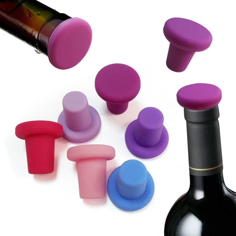 Reusable Silicone Wine Corks 1