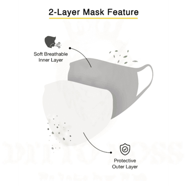 Kids' 2-Ply PolyCotton Reusable Face Mask 5
