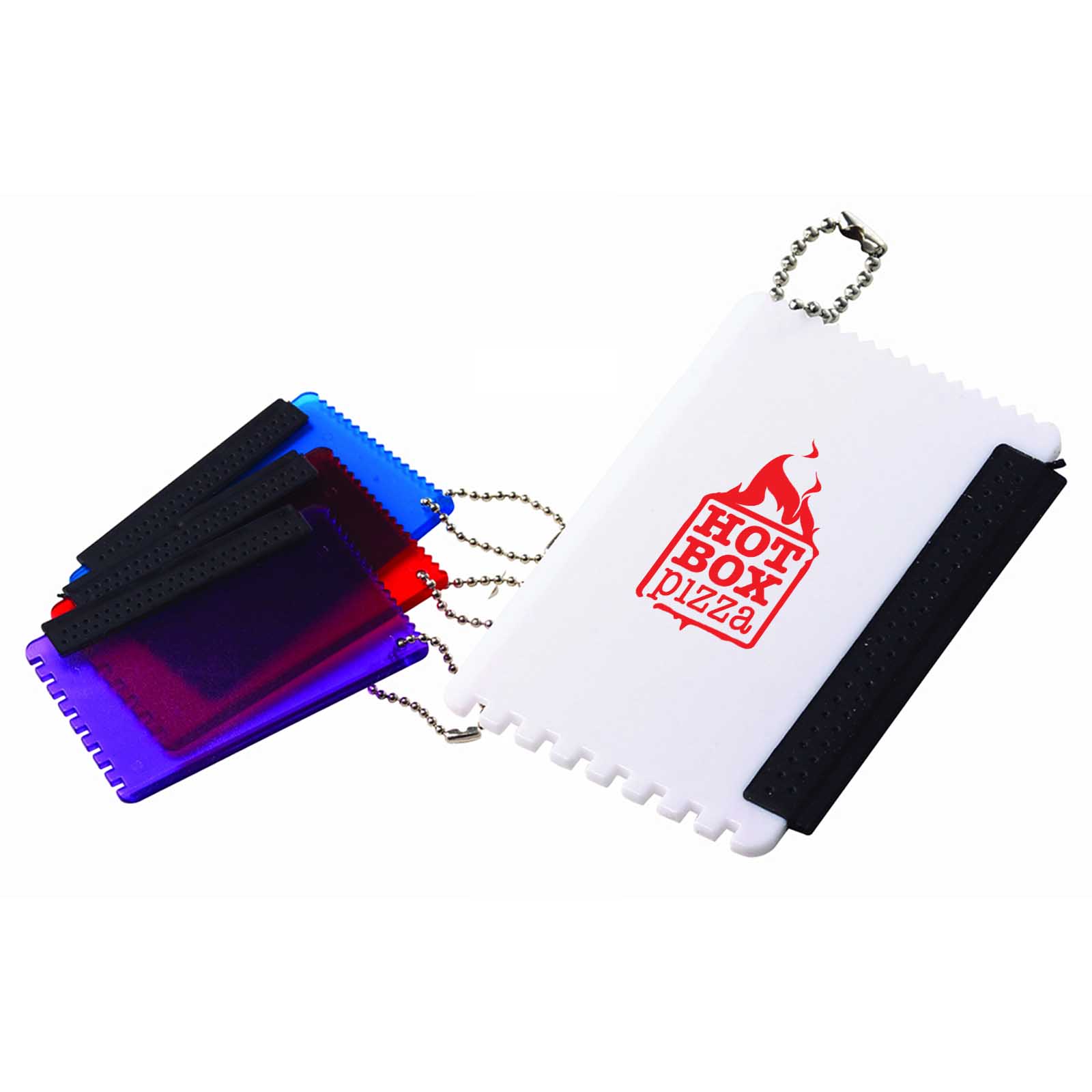 Mini Ice Scraper Keychain w/ Squeegee