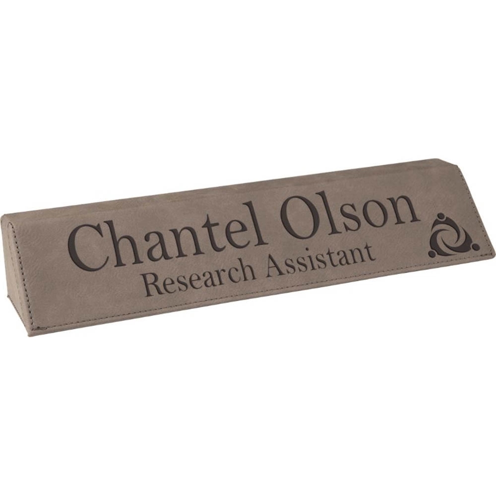 Leatherette Desk Wedge 6