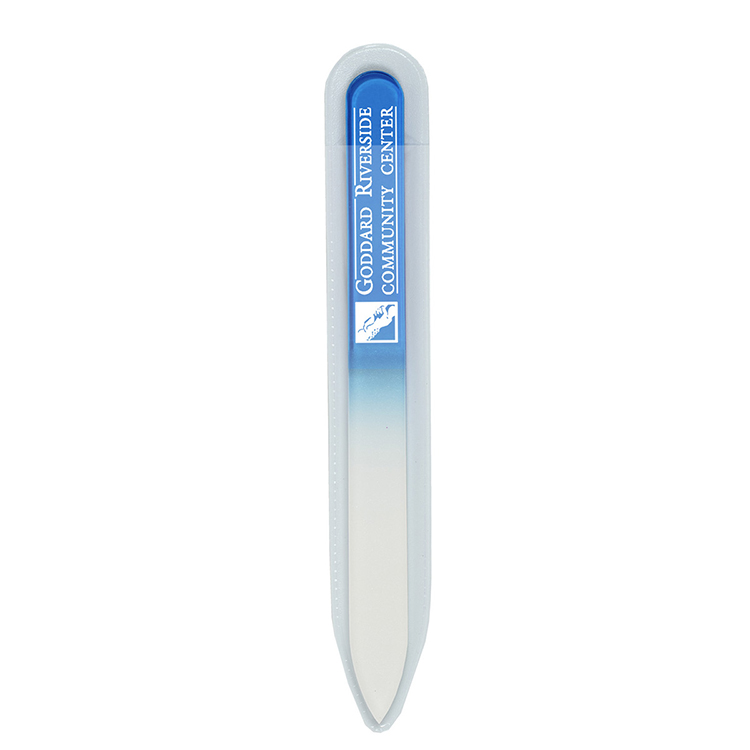 "Nailed It" Tempered Glass Nail File in Clear Sleeve 17