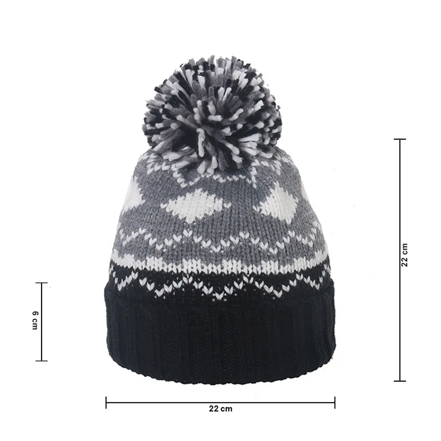 Mystical Acrylic Beanies w/ Pom 9