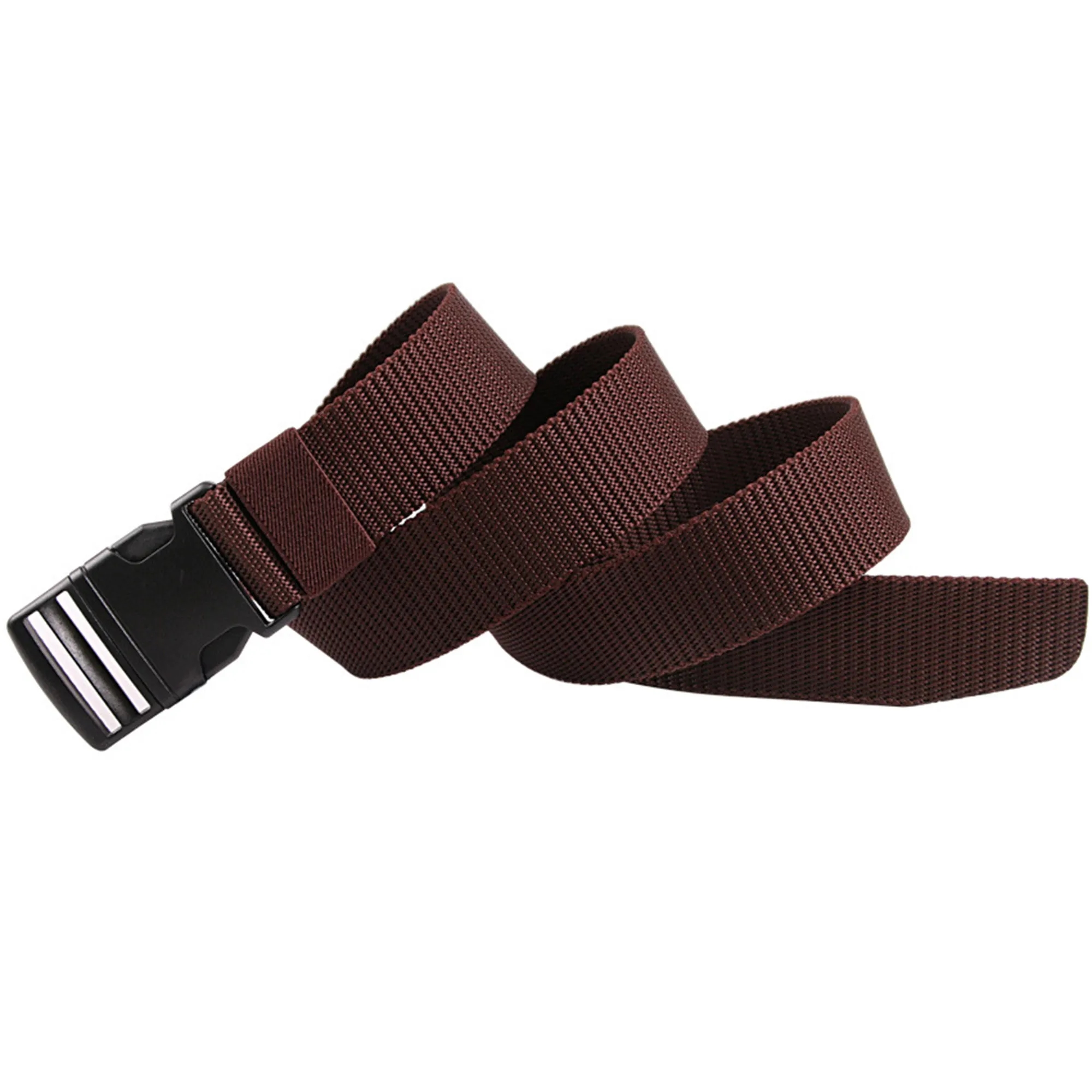Men's Nylon Tactical Belt, No Metal, Outdoor And Casual 2