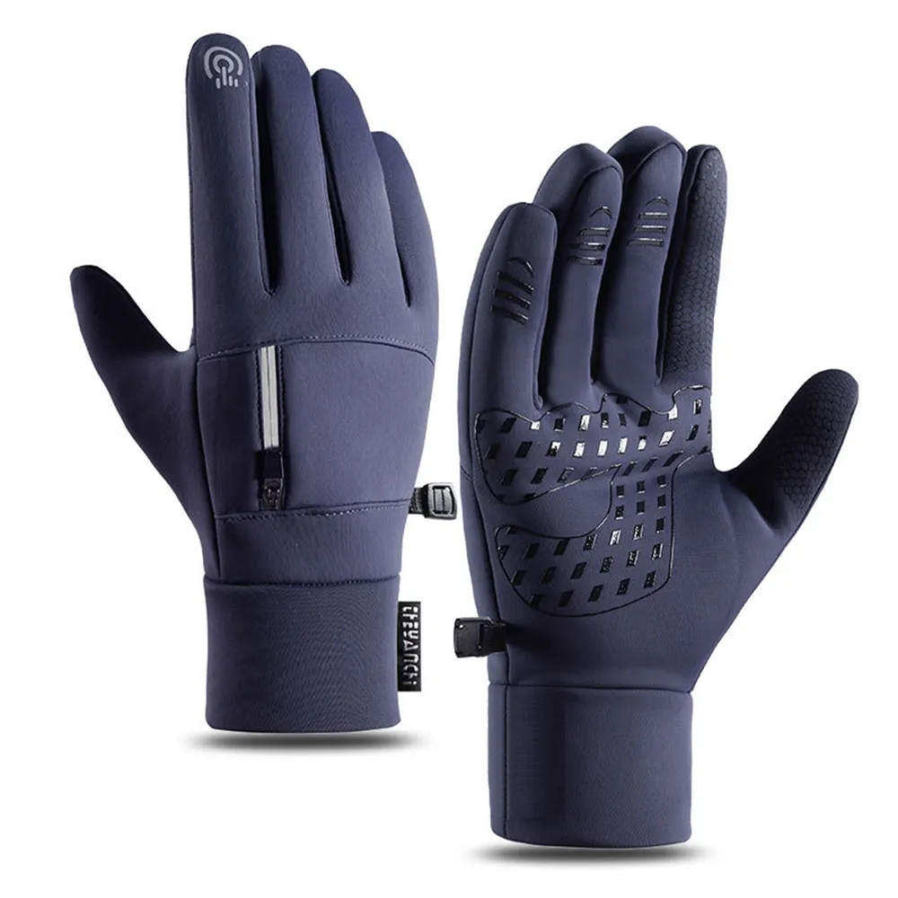 Waterproof Anti Slip Warm Gloves With Storage 3