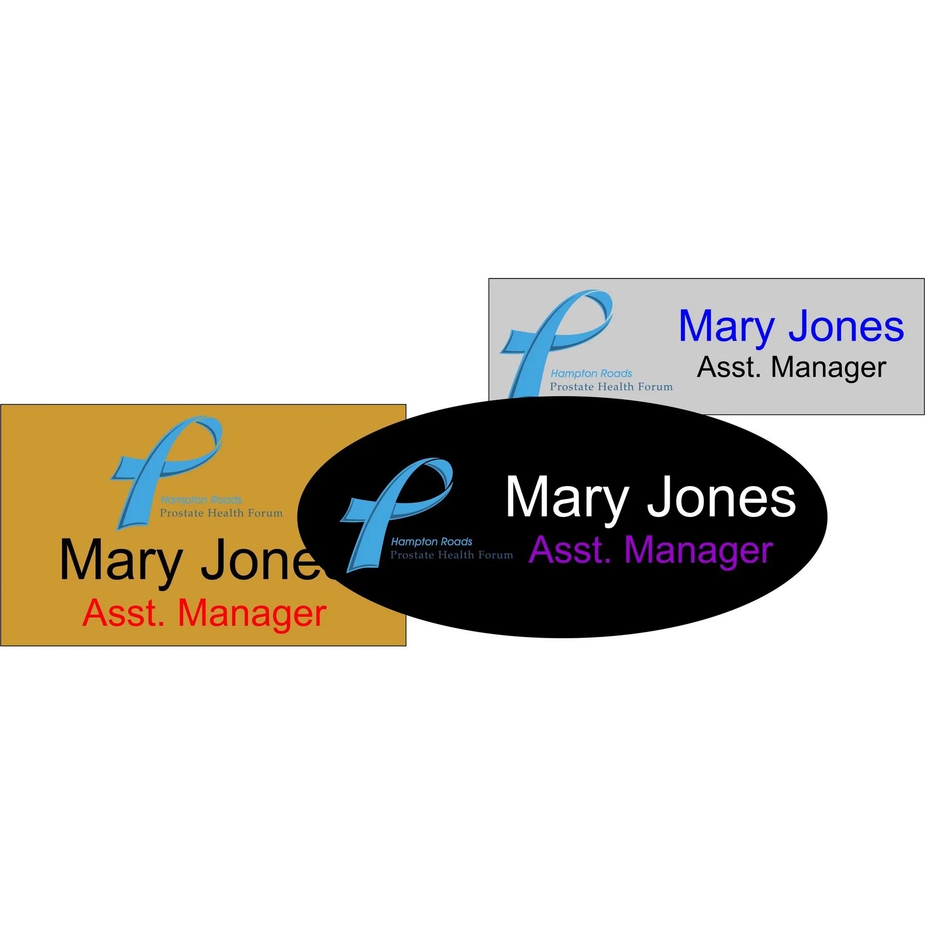Plastic Name Badge 1