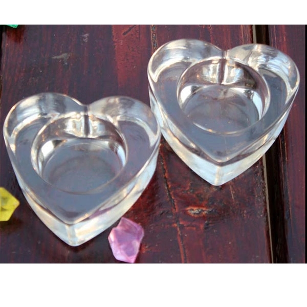 Heart Shaped Crystal Candle Holder 5