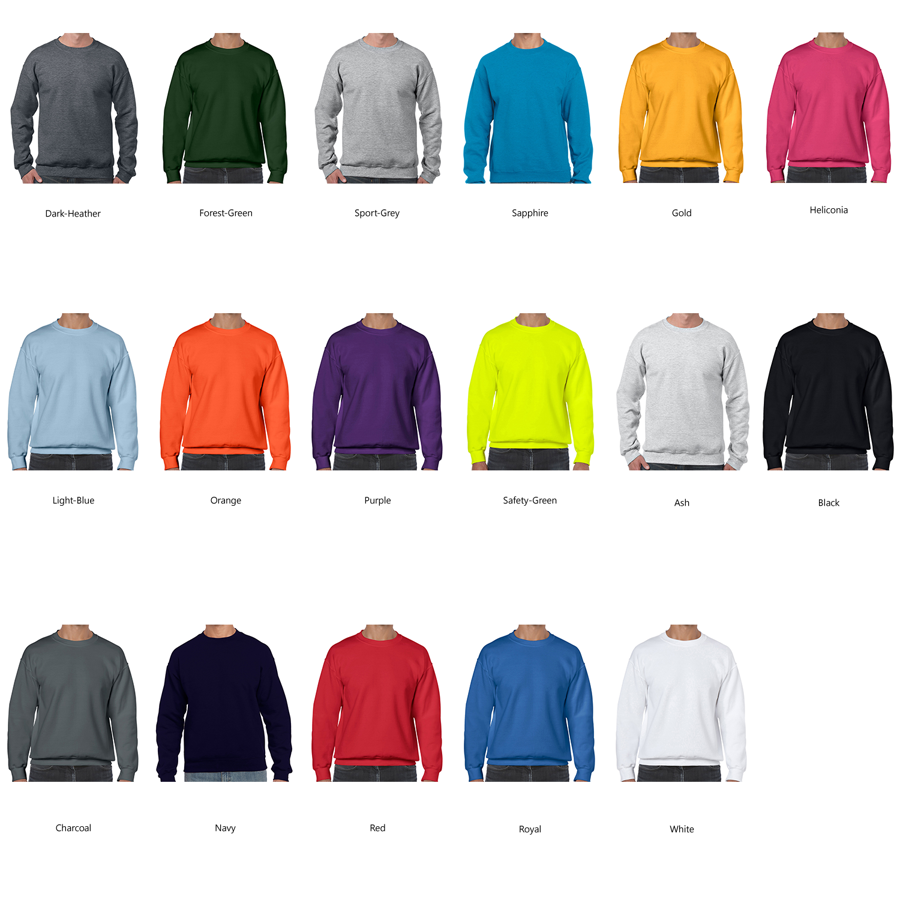 Gildan Heavy Blend Adult Crewneck Sweatshirt 24