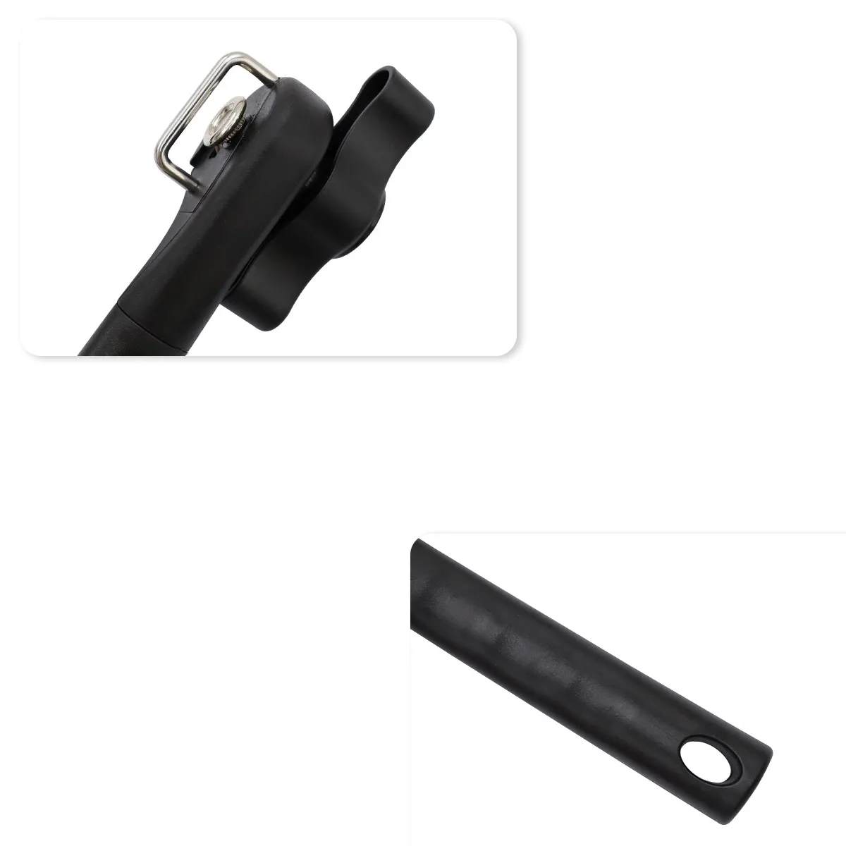 Manual Stainless Steel Handle Side Open Safety Can Opener 3