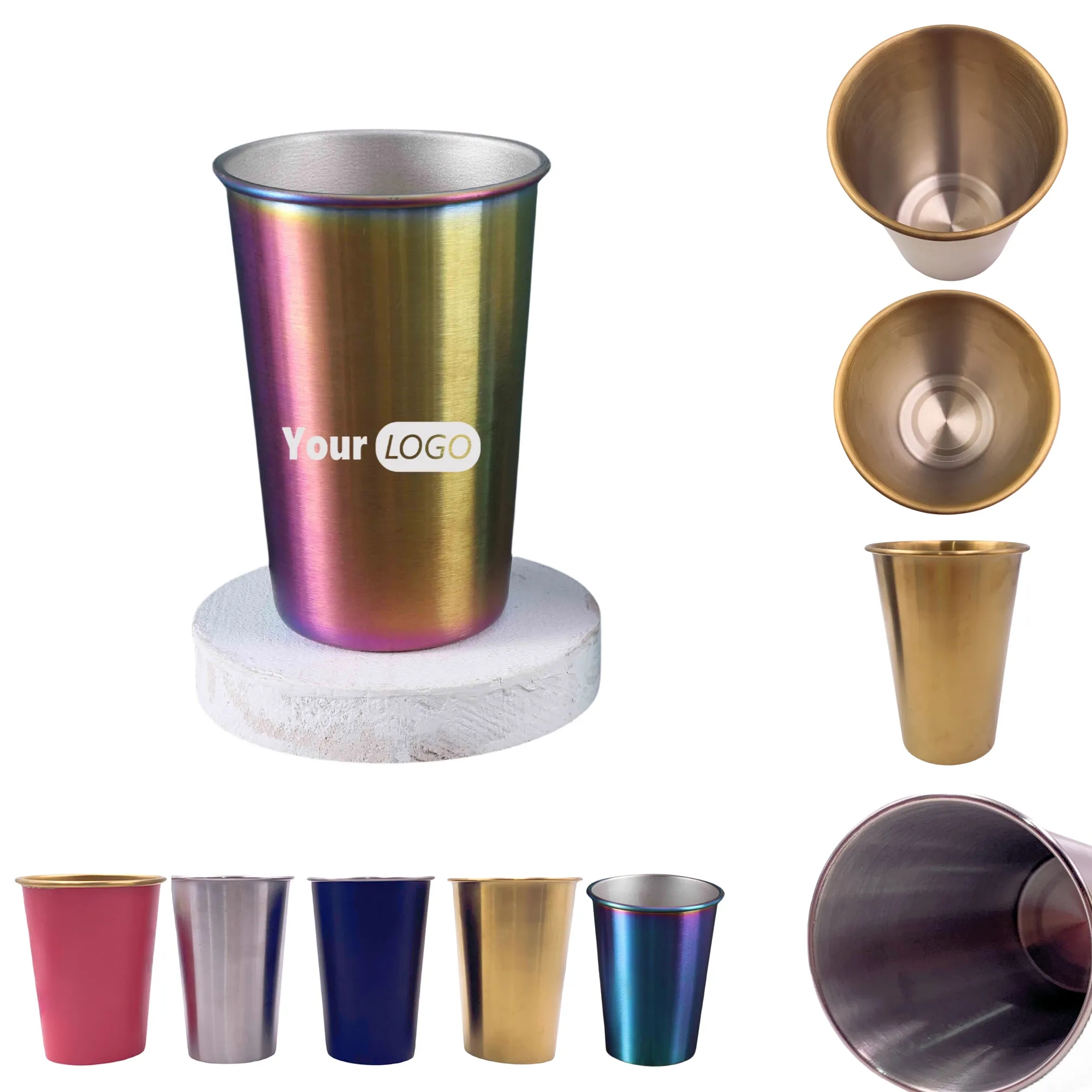 Customized Logo 17oz Stainless Steel Metal Cups Mup Tumblers 3