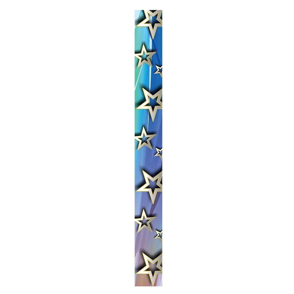 7/8" Stock STAR RWB Poly-Satin Sublimated Neck Ribbon 2