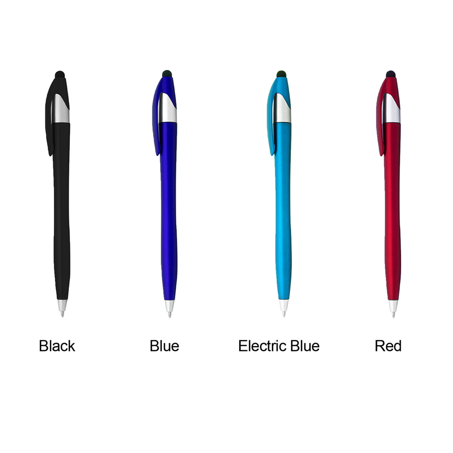 Metallic Matte Stylus Ballpoint Pens 6