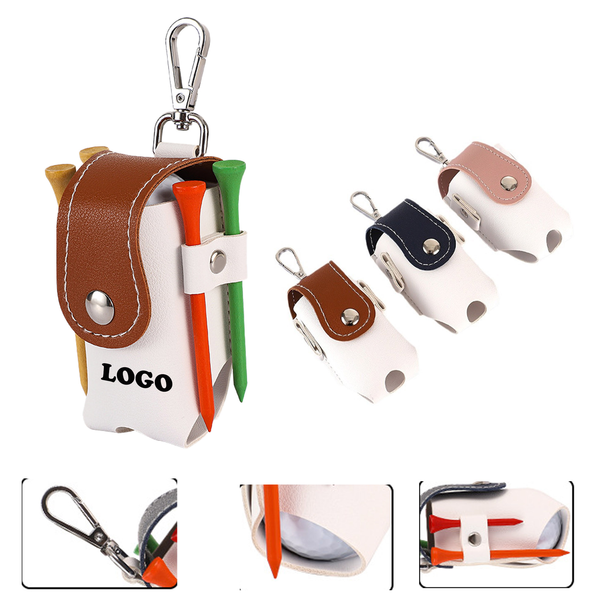 MOQ 10 pcs Compact Golf Ball Bag 3