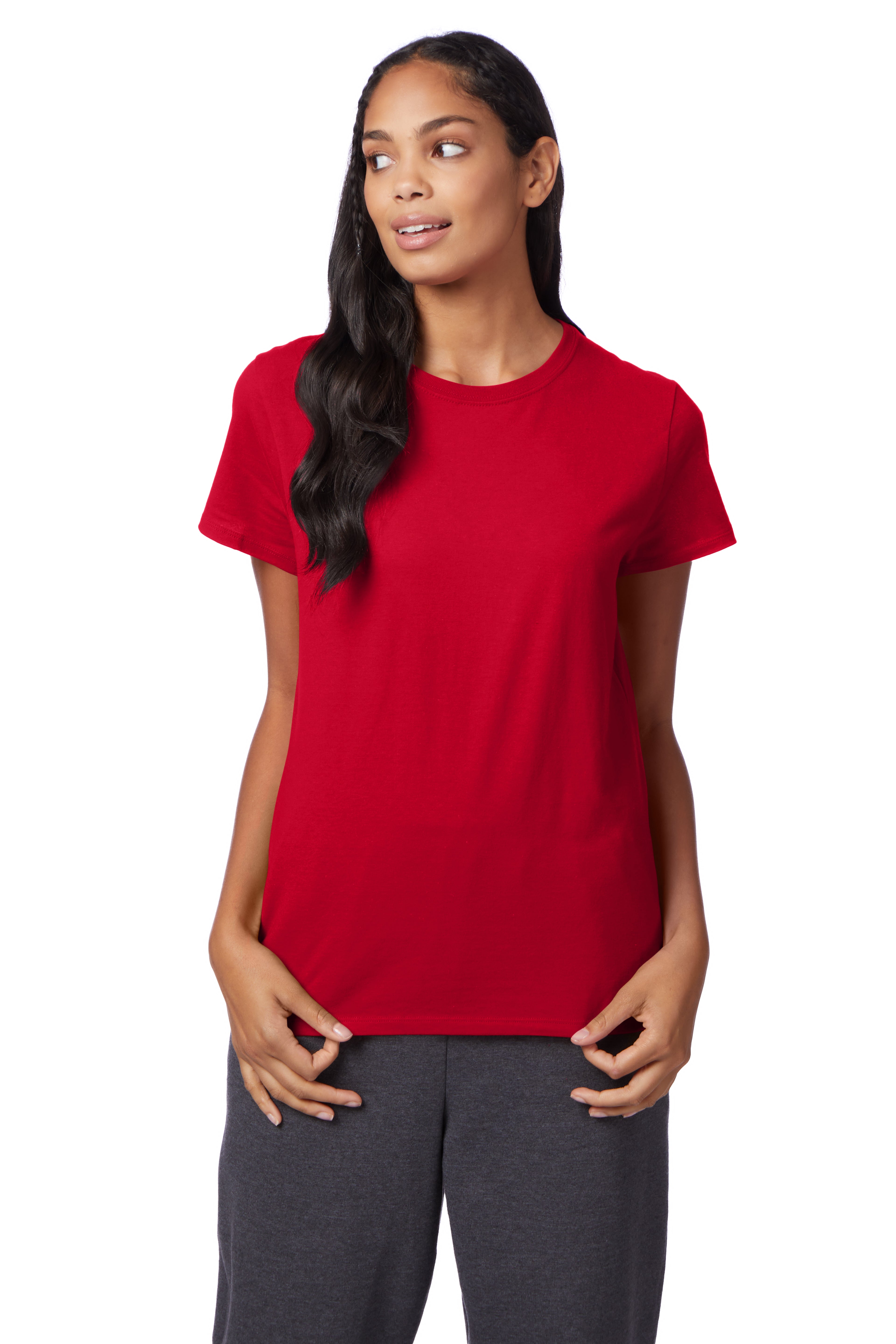 Hanes Perfect-T Women's Short Sleeve Crewneck T-shirt 11