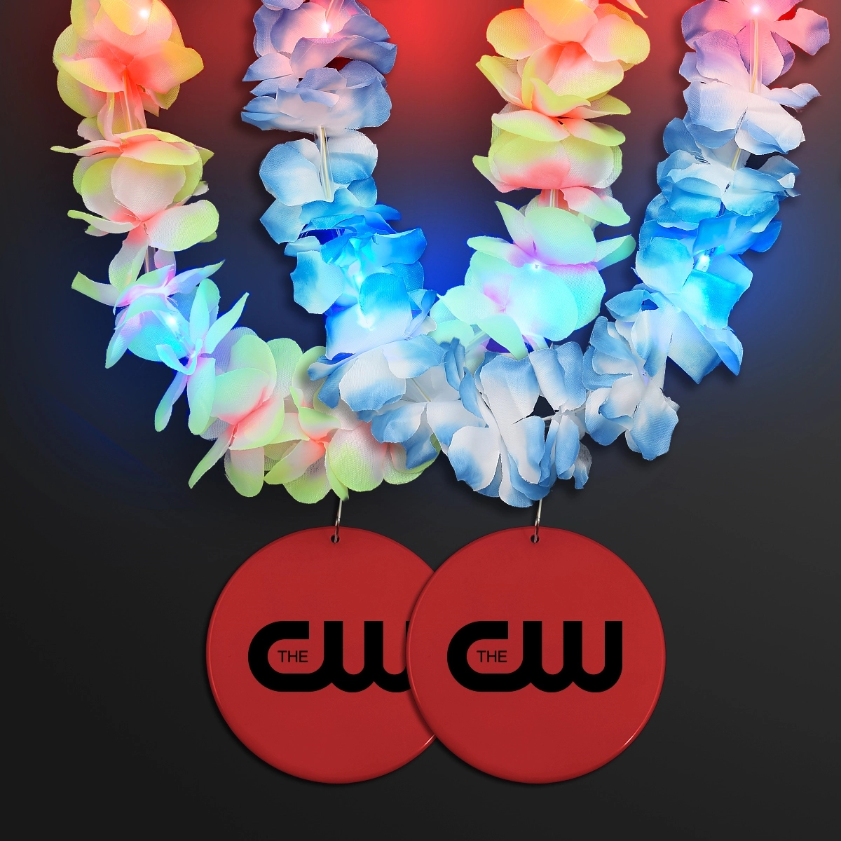 Light Up Hawaiian Leis with Custom Circle Medallion 29