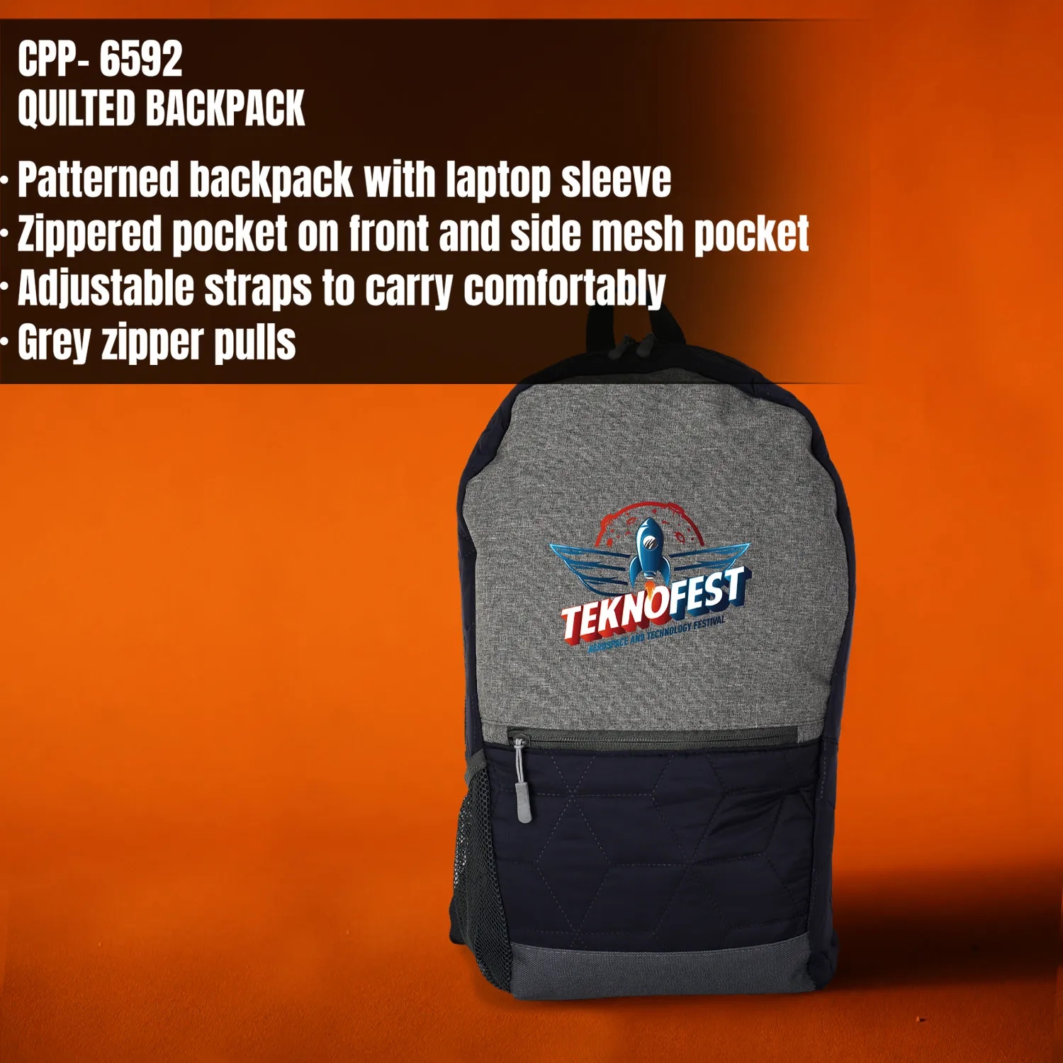 Quilted Backpack 4