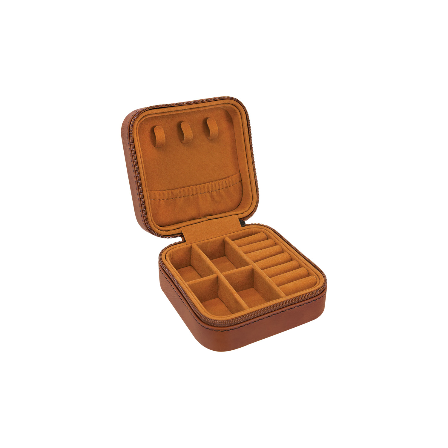 Rawhide Leatherette Travel Jewelry Box 2