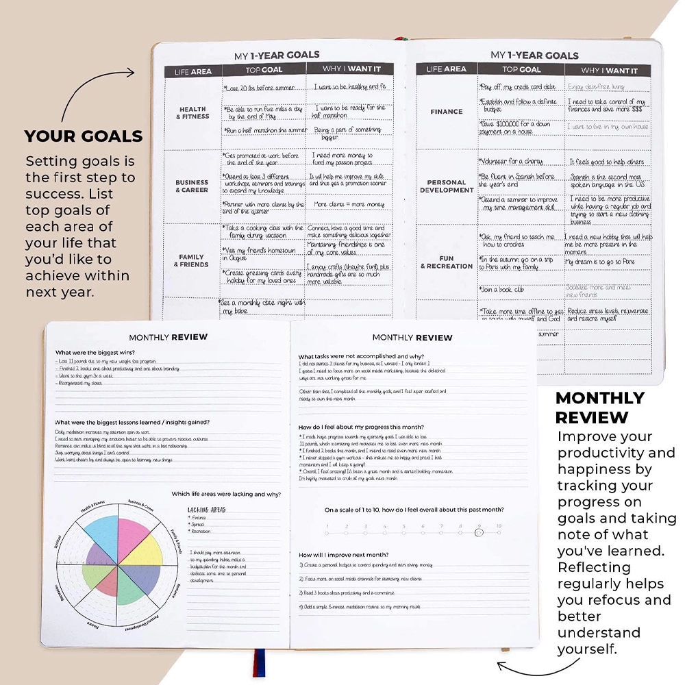 2024 A5 Weekly & Monthly Life Planner 3