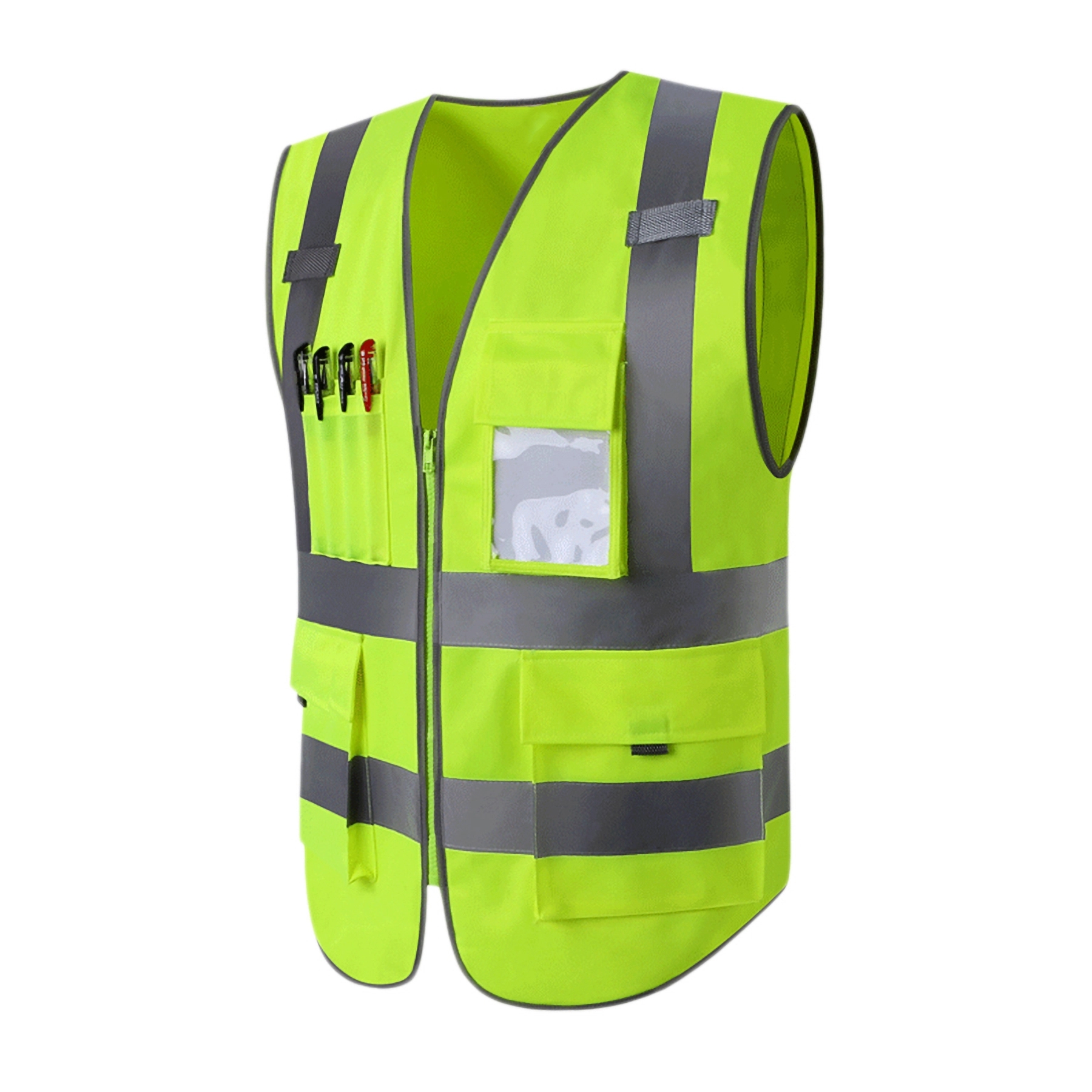 Multi-Pocket Reflective Safety Vest 8