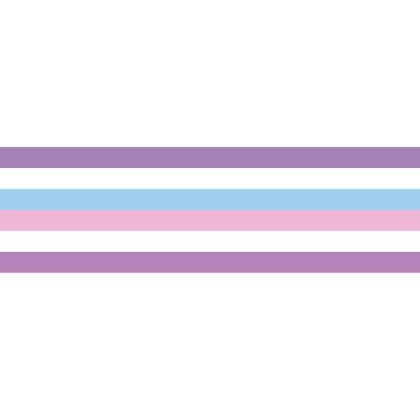 Bigender Window Decals 3" x 10" 2
