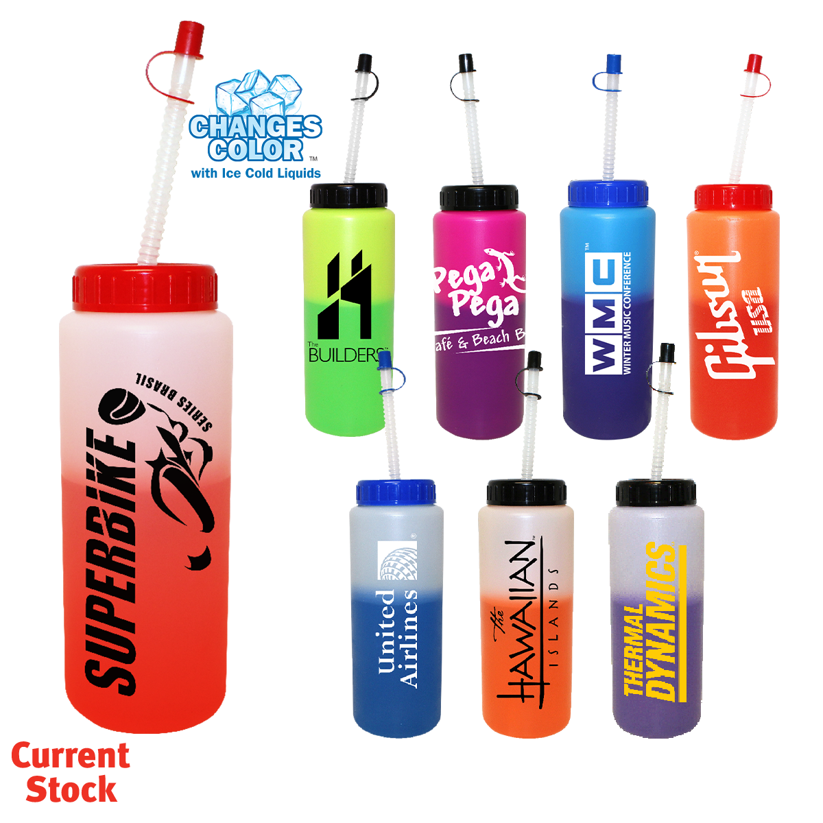 Mood™ 32 oz. Sports Bottle with Flexible Straw 5