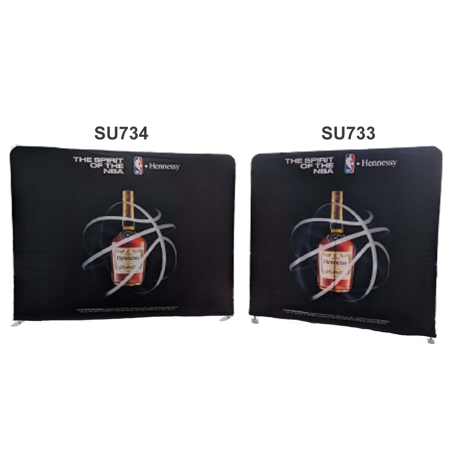 10'W x 8'H EuroFit Tension Fabric Straight Wall Display Kit, Double Sided Graphics, NO SETUP CHARGE 17