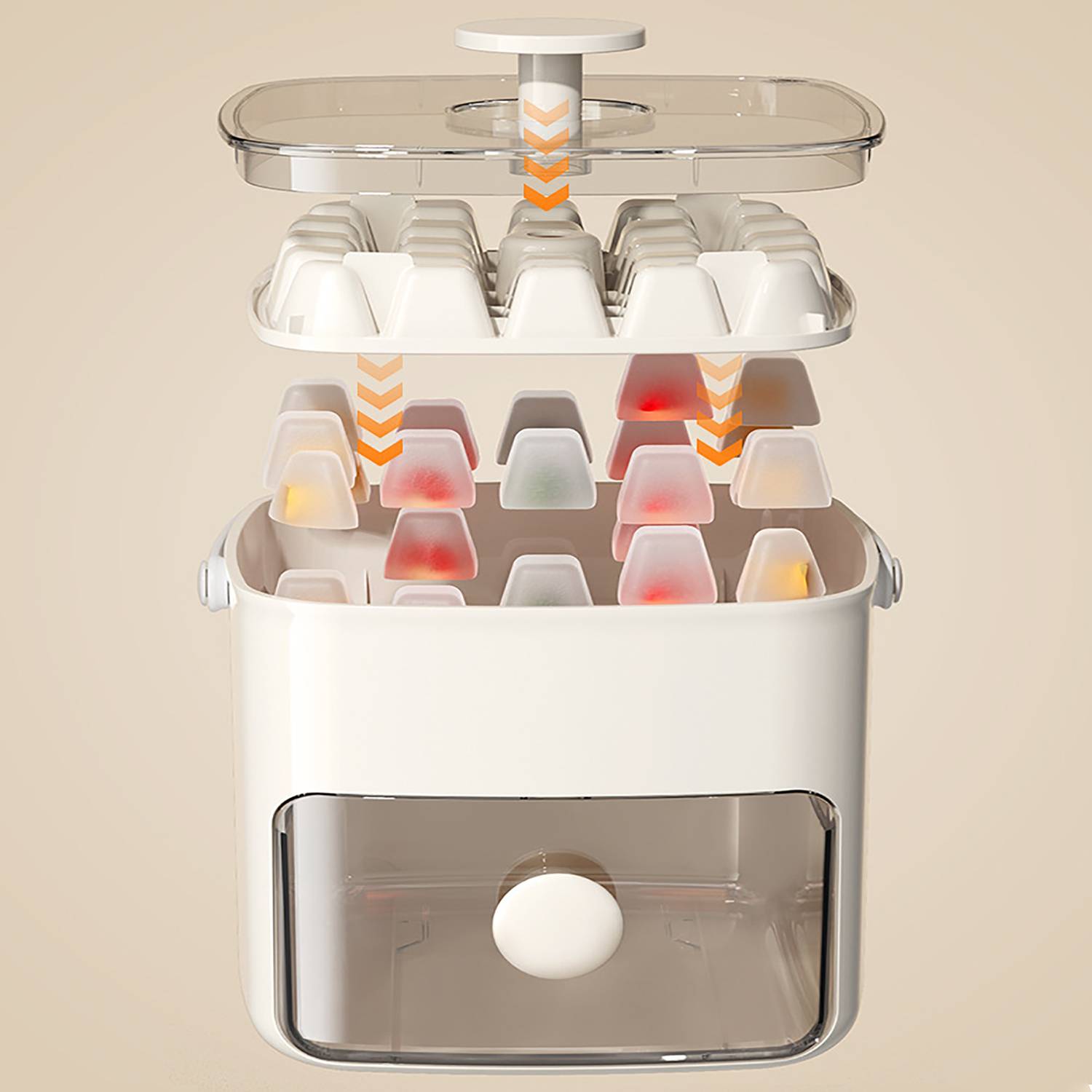 Ice Cube Maker Box w/ Handle 2