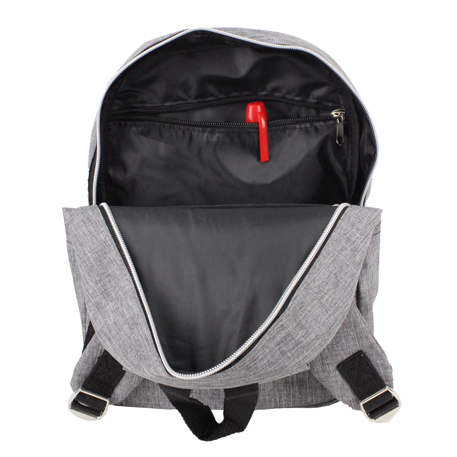 Mini Heather Gray Tablet Backpack 2