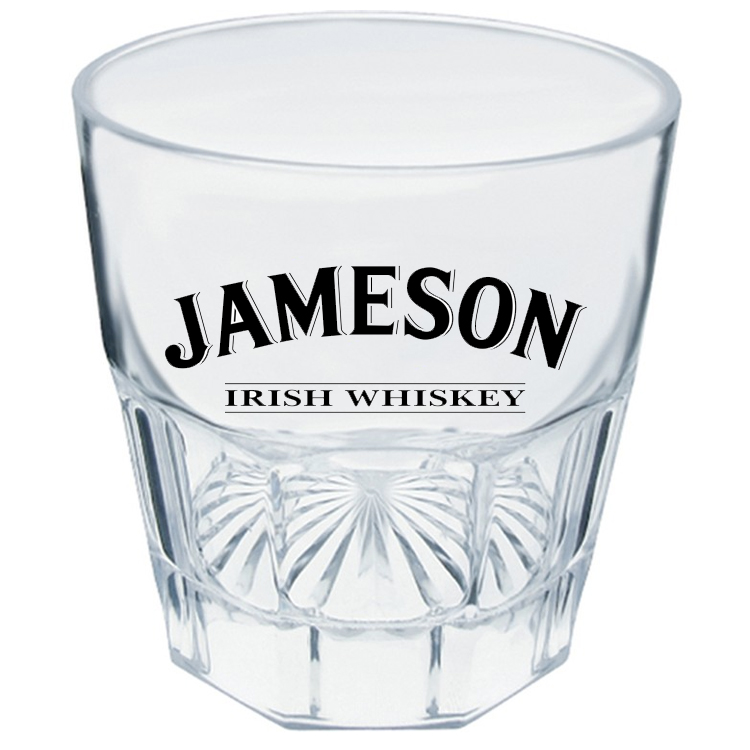 9 oz Acrylic Fluted Rocks Cup