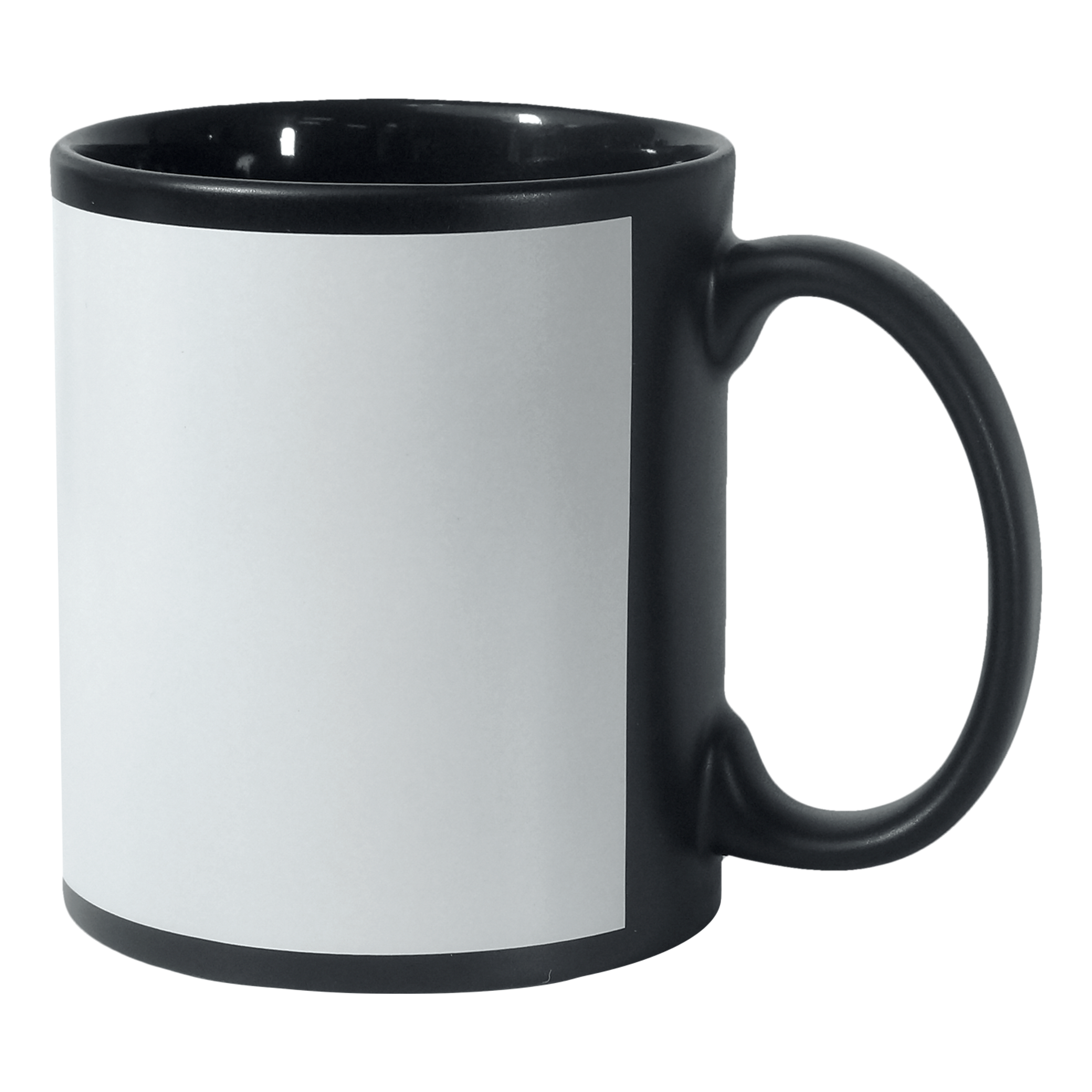 11 Oz. Classic Black Matte Coffee Mug 3