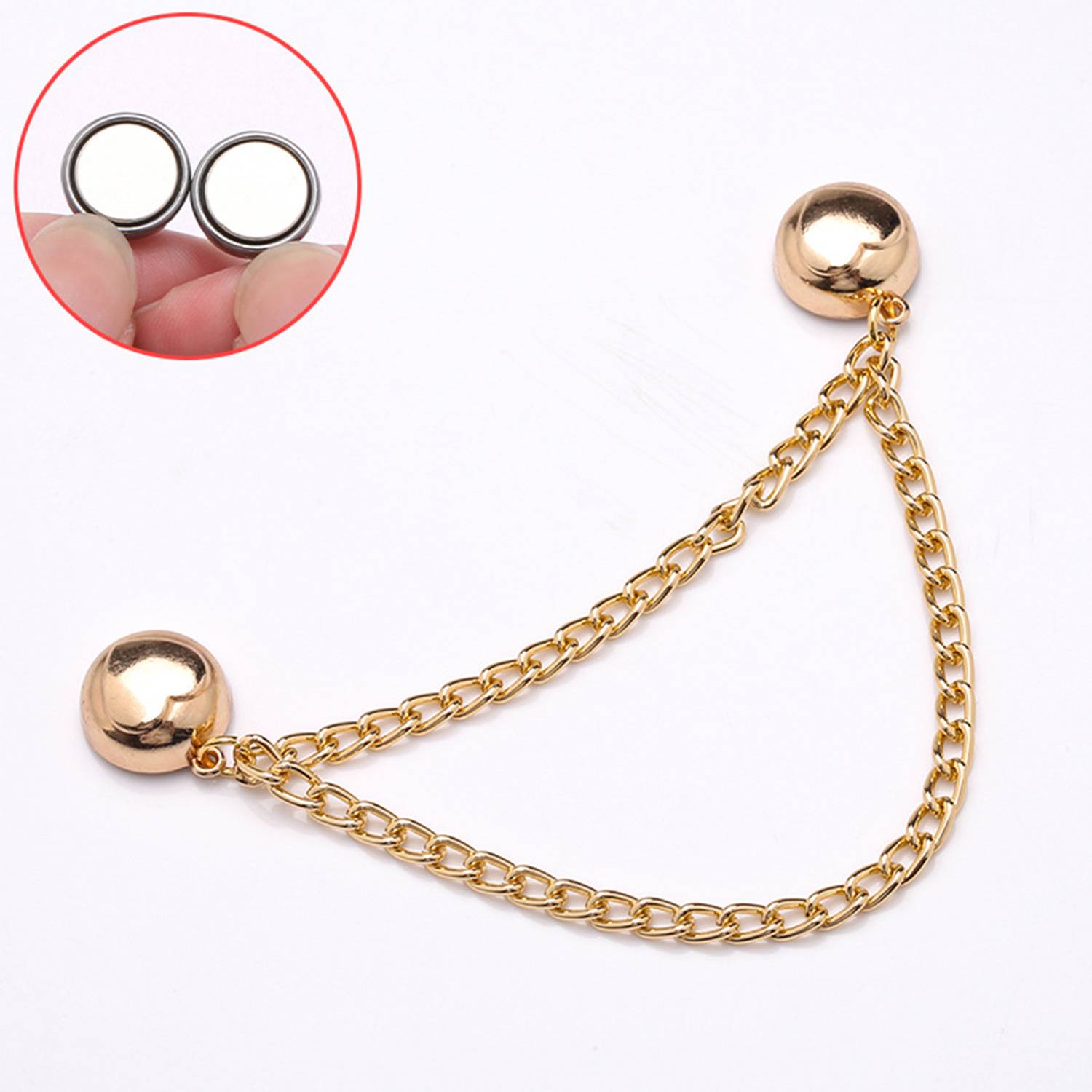 Sleeve Fixing Clothes Metal Magnetic Clips 5