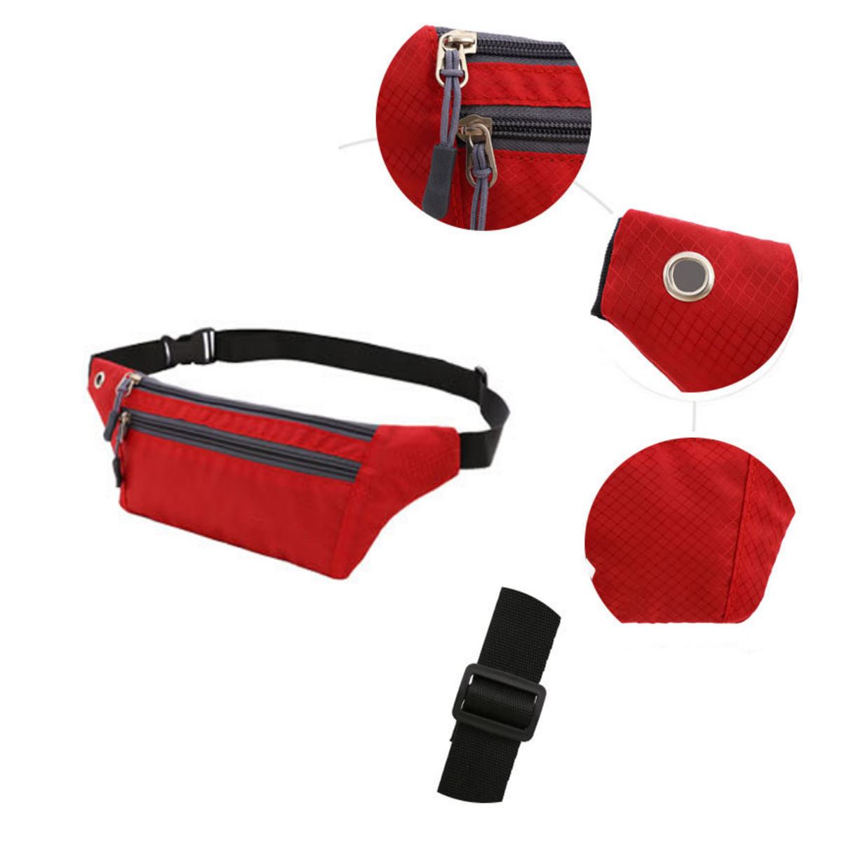 Adjustable Sport Fanny Pack Waist Bag for Outdoor Travel 5