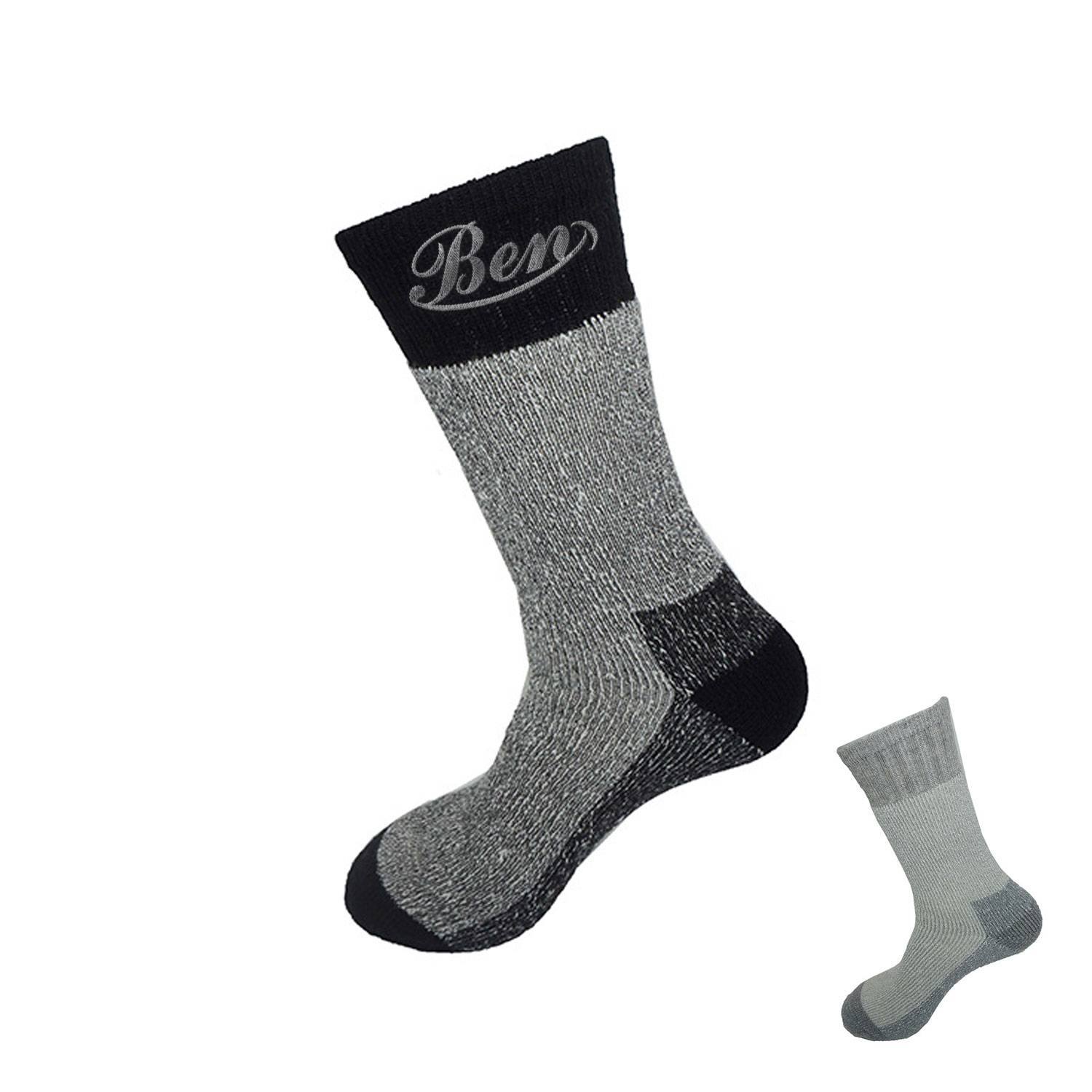 Breathable Mid-calf Sports Socks with Patchwork Design 2