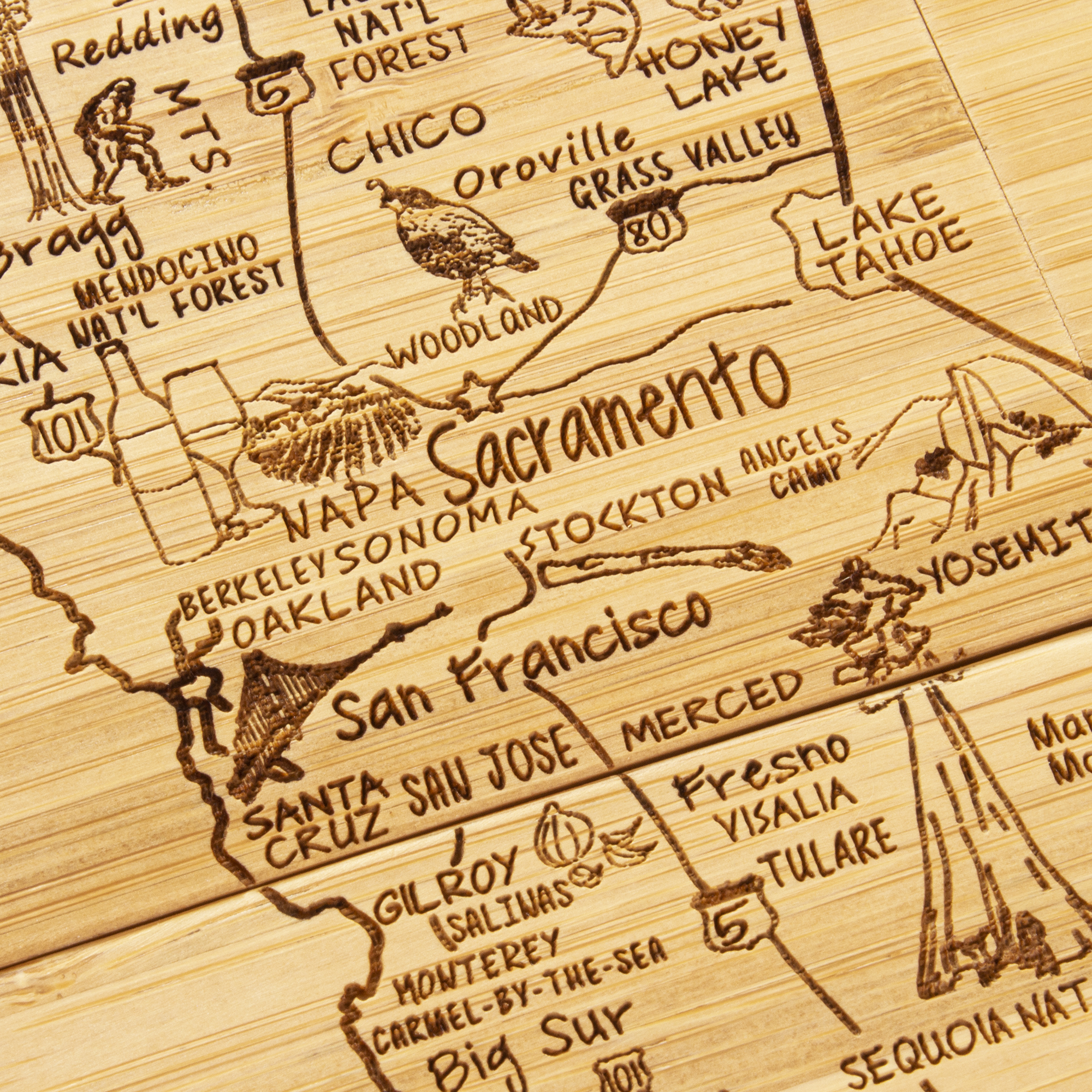 California Puzzle Coaster Set 8