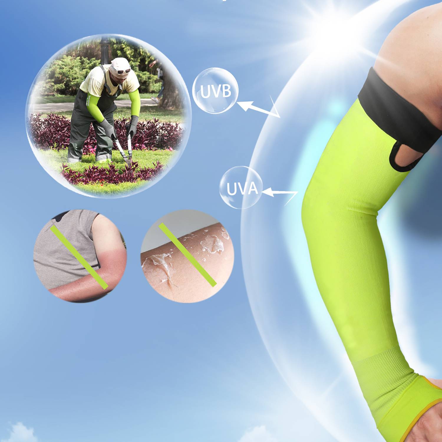 HPPE Cut-Resistant Arm Sleeves w/ Thumbhole 2