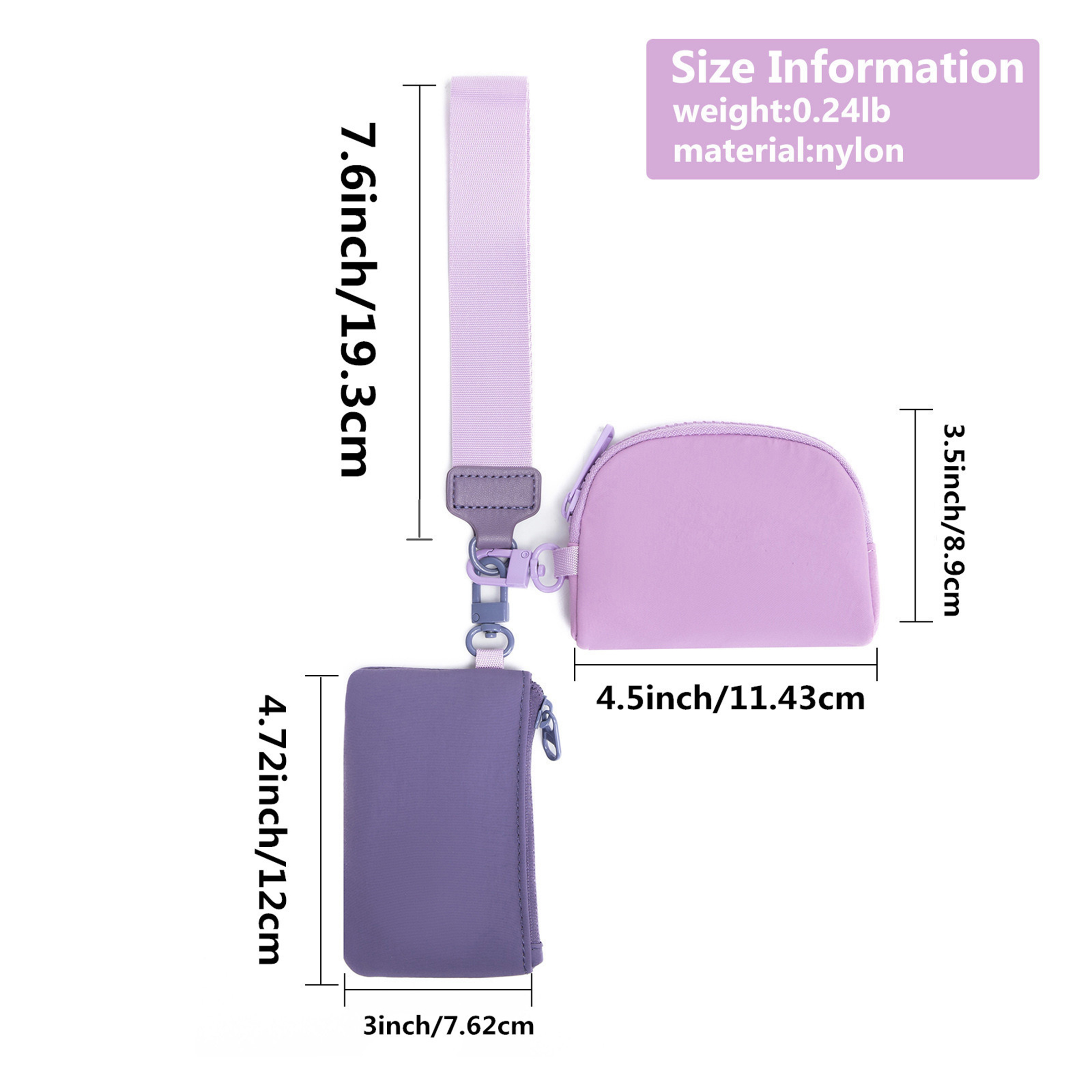 Nylon Mini Nylon Wrist Bag ?C Perfect For Essentials On The Go 5