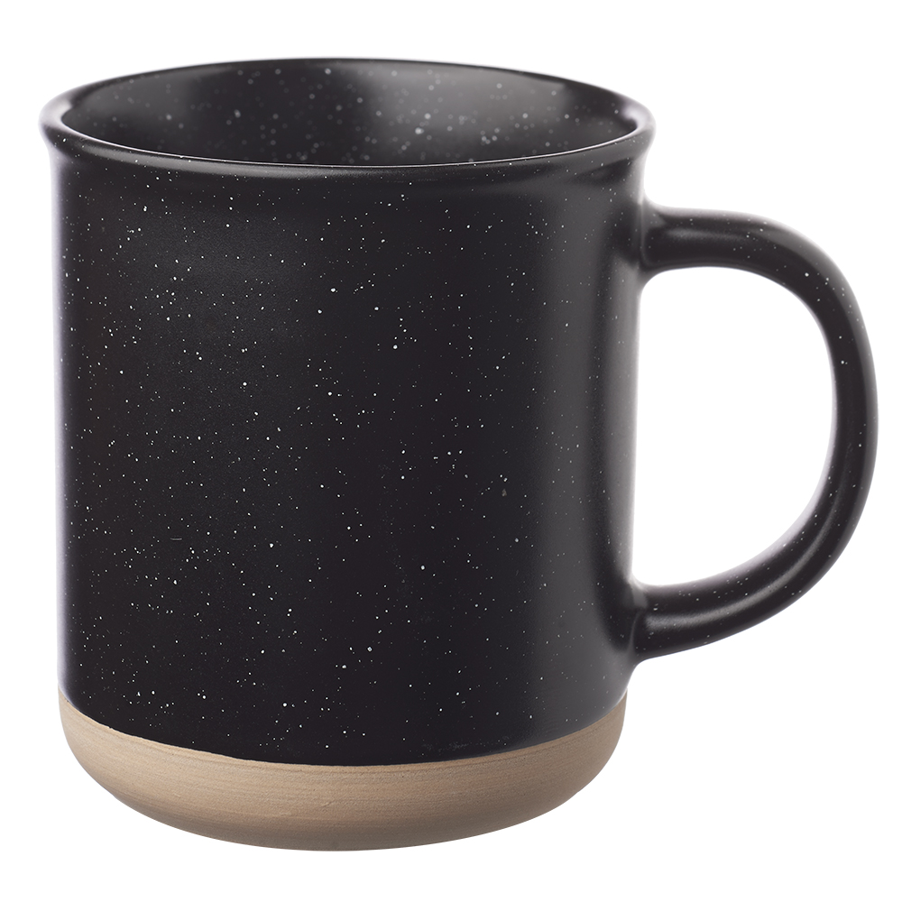 13.5 oz. Aurora Speckled Clay Coffee Mugs