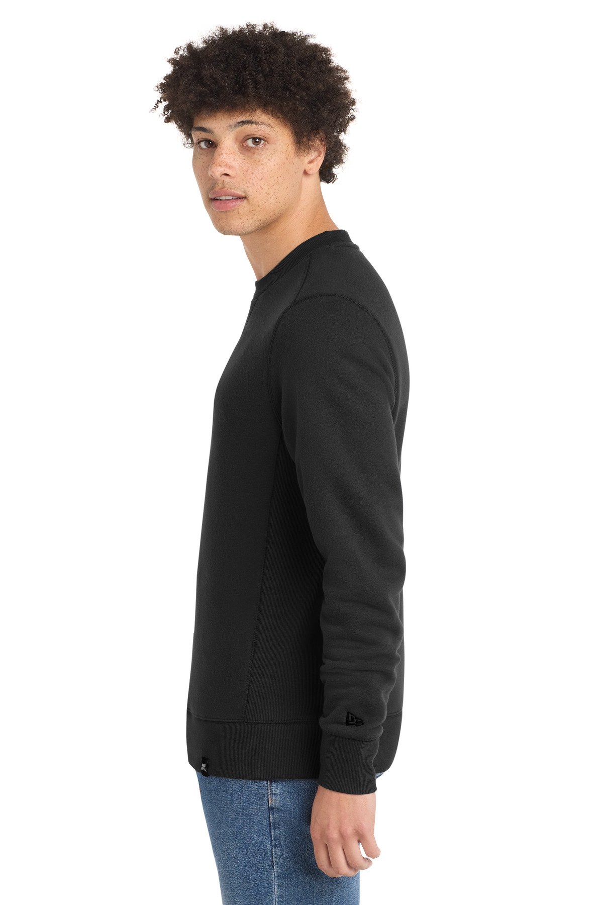 New Era French Terry Crew. NEA501, custom hoodie or sweatshirt with logo imprint 14