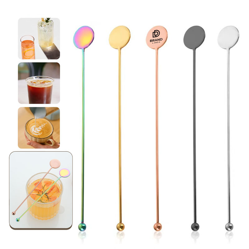 Custom Stainless Steel Cocktails Coffee Stirring Rod 7
