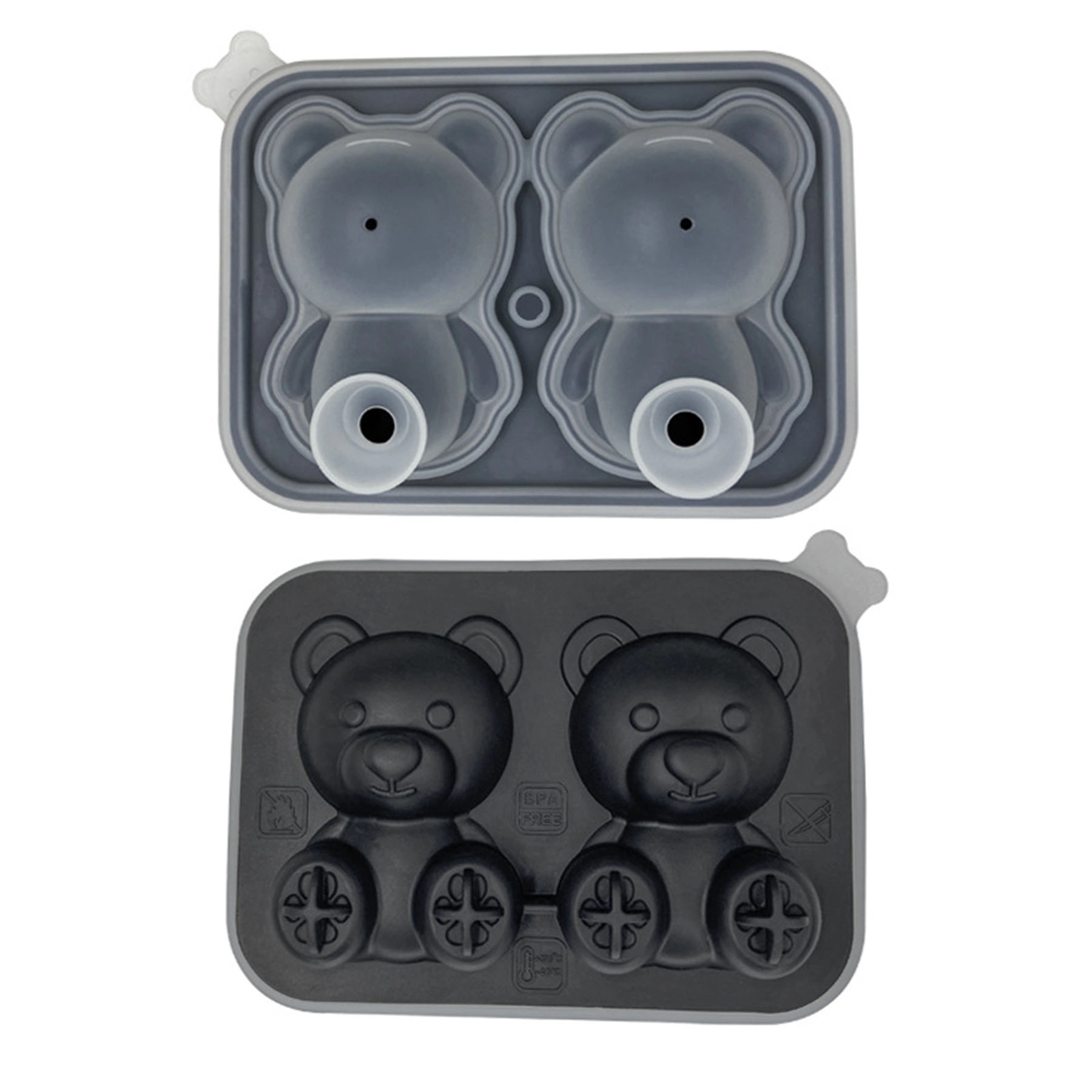 Silicone Bear Ice Cube Making Mold 3