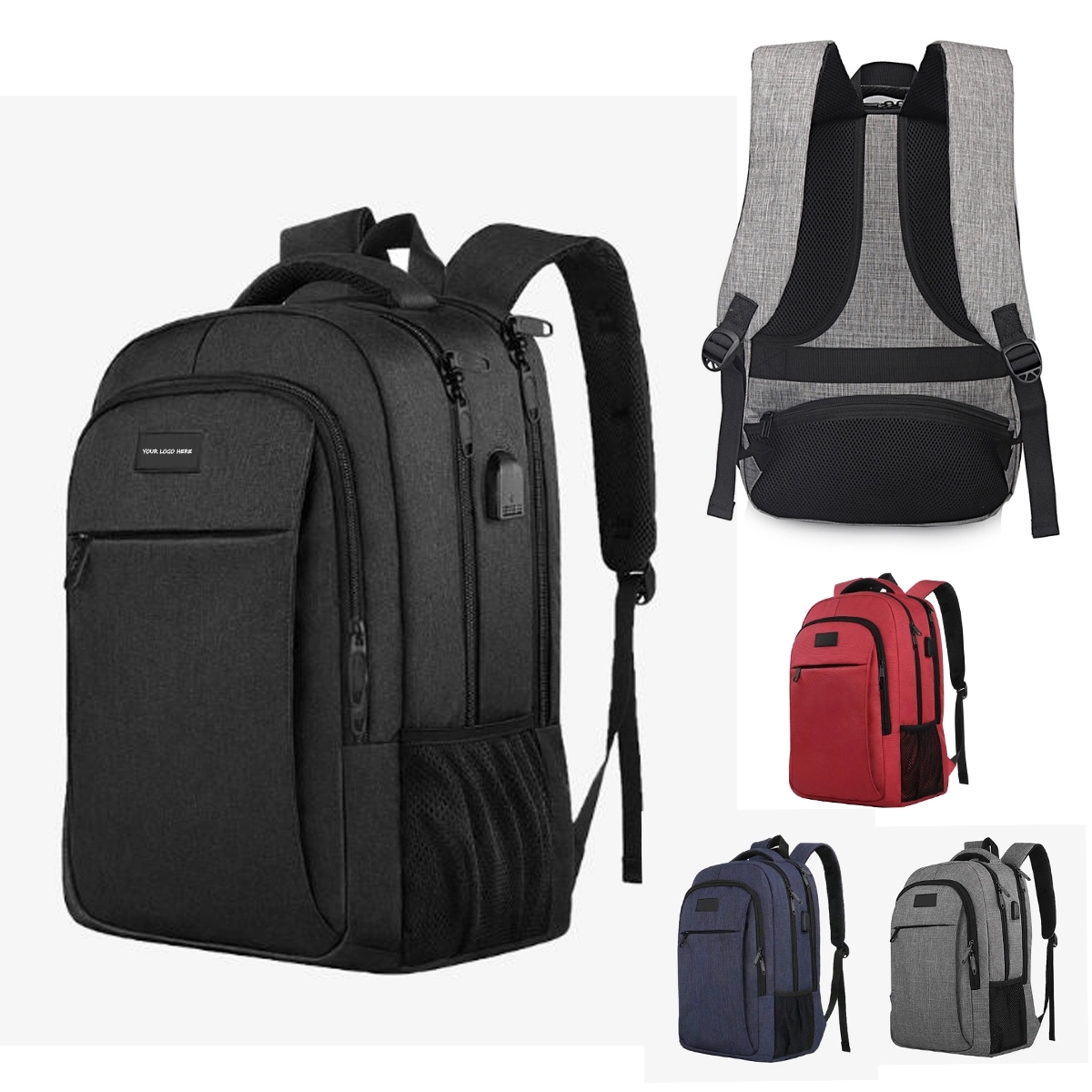 Padded Laptop Bag With Charging Port 2
