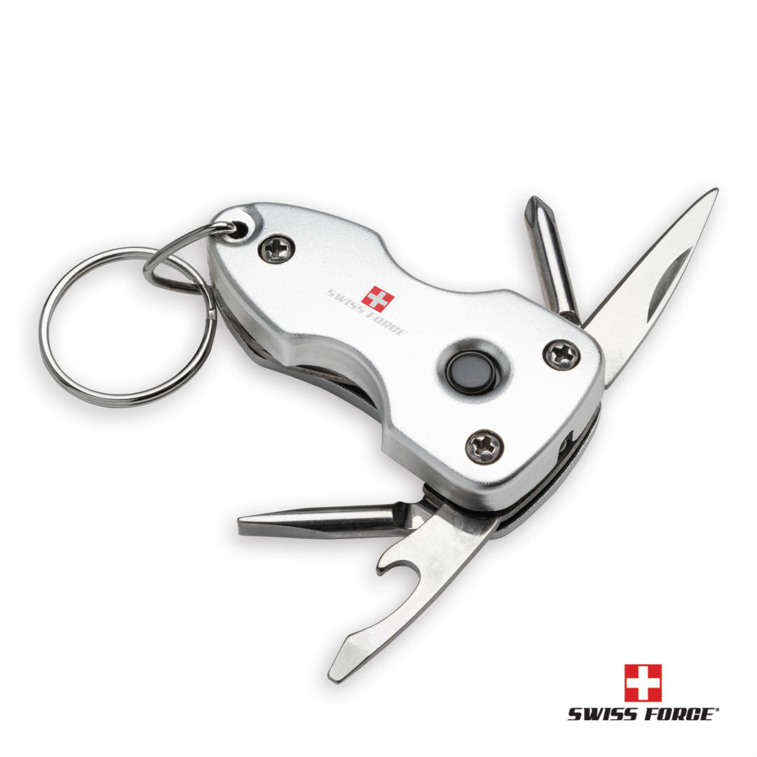 Swiss Force® Wildcub Multi-Tool & Flashlight Keyring 4