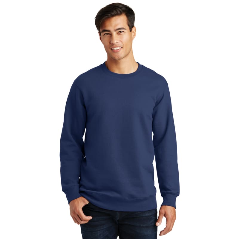 Port & Company Fan Favorite Fleece Crewneck Sweatshirt., custom hoodie or sweatshirt with logo imprint 55