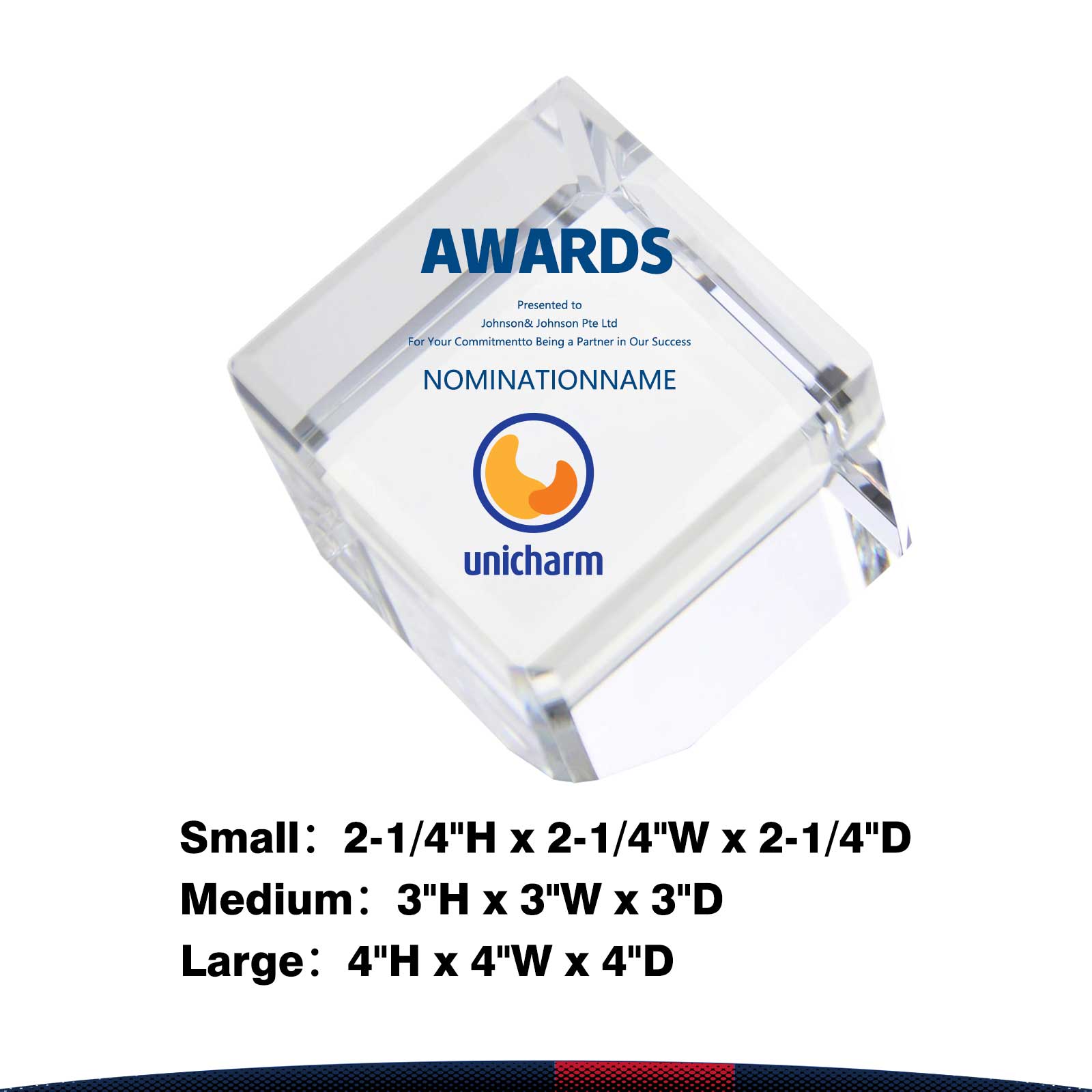 Winno Crystal Cube Award 2